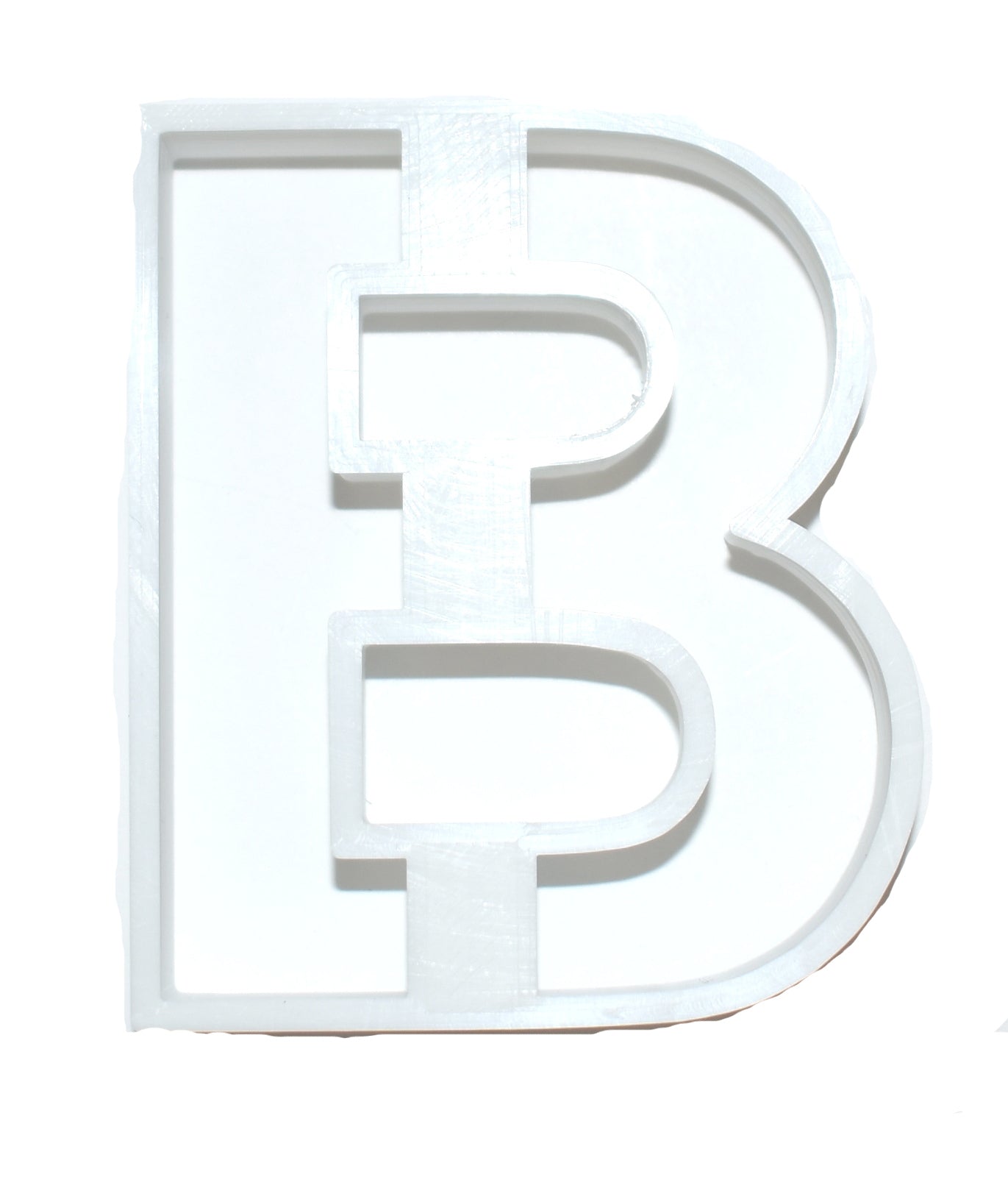 6x Letter B Alphabet Fondant Cutter Cupcake Topper Size 1.75" USA FD107B