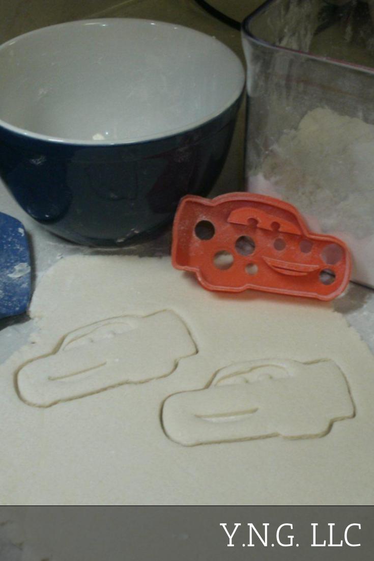 Lightning McQueen Cars Movie Character Cookie Cutter Made in USA PR597