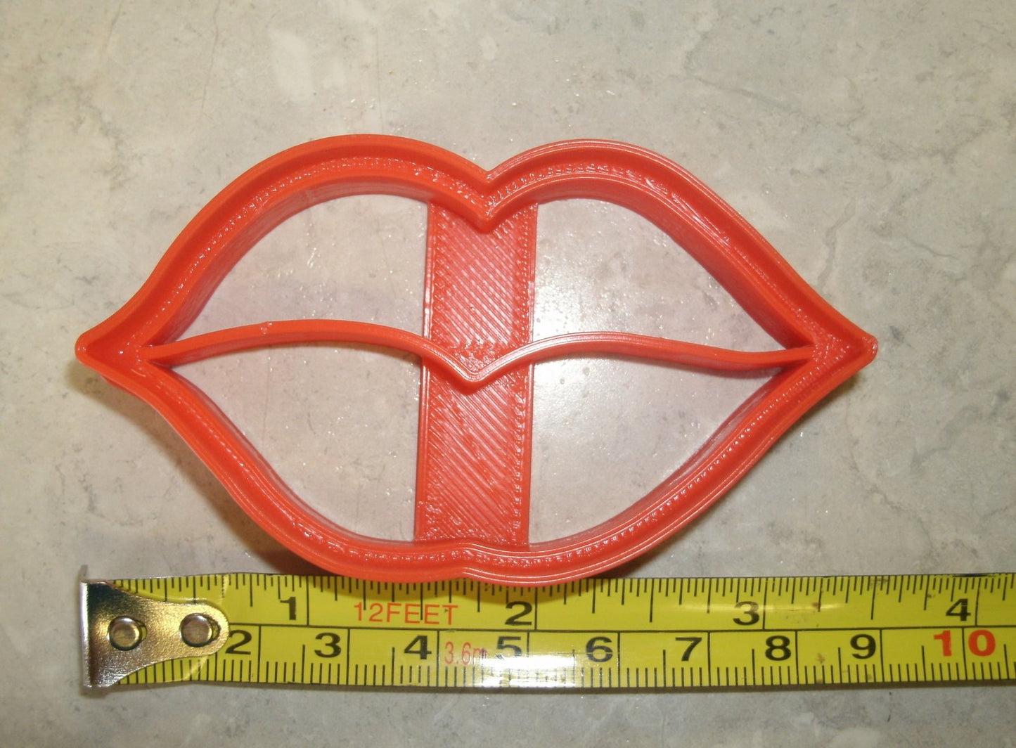 Lips Kiss Mouth Lipstick Cookie Cutter Made in USA PR815