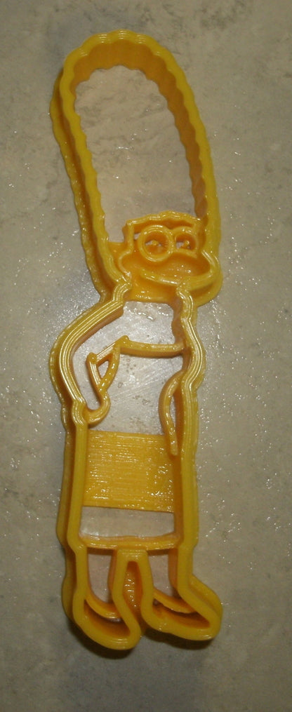 6x Marge Simpson Fondant Cutter Cupcake Topper Size 1.75" USA FD800
