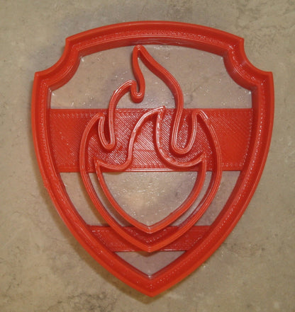 Marshall Shield Tag Logo Paw Patrol Kids TV Show Cookie Cutter USA PR658