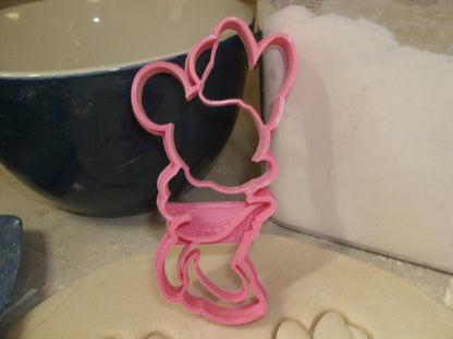 Mickey And Minnie Mouse With Pluto The Pup Set Of 3 Cookie Cutters USA PR1413