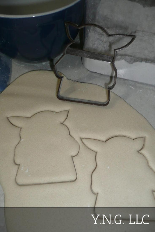 Baby Yoda Outline Pose 2 Adorable Space Child Star Wars Cookie Cutter USA PR3357