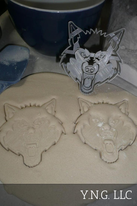 Wolf Face Detailed Wild Animal Canine Baking Tool Cookie Cutter USA PR3382