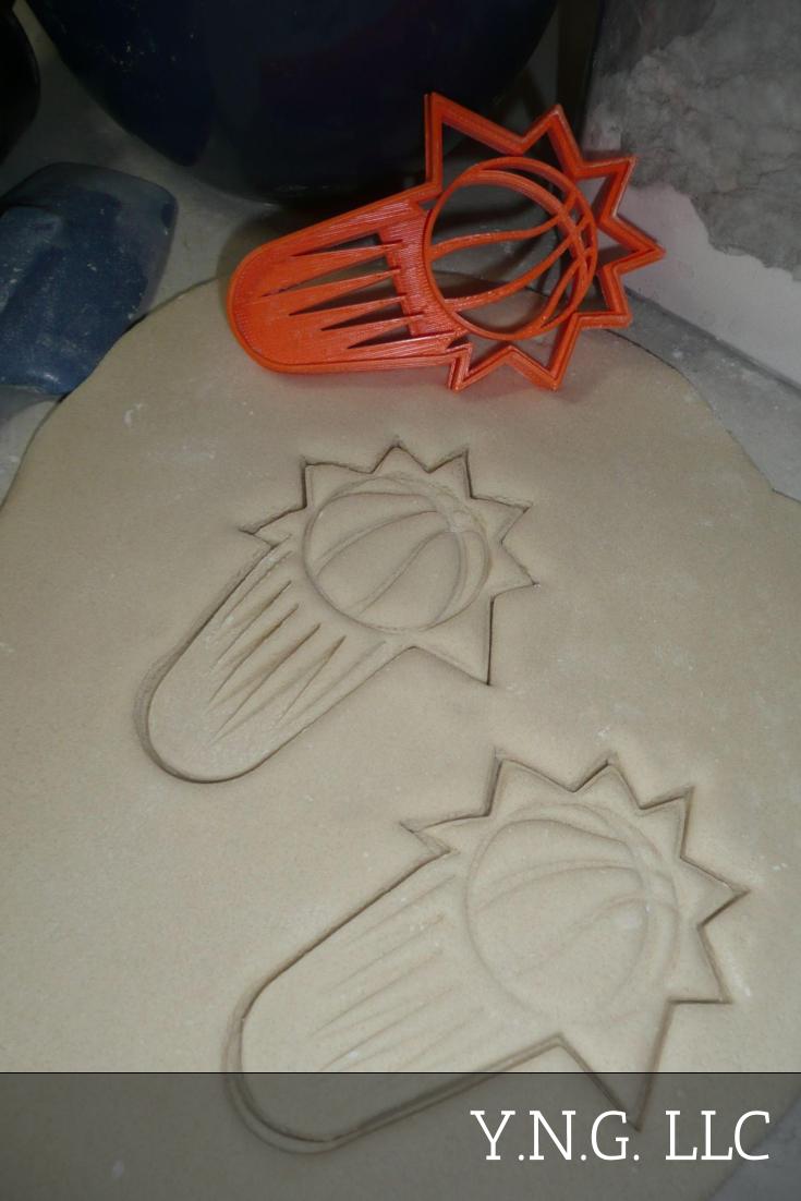 Phoenix Suns Basketball Team Theme Sports Cookie Cutter Made in USA PR2762