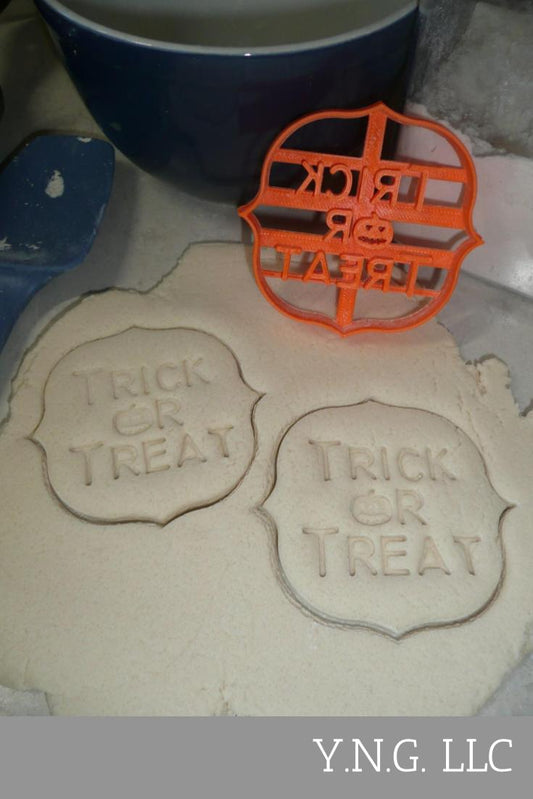 Trick Or Treat Words Jack O Lantern Halloween Letters Cookie Cutter USA PR3879
