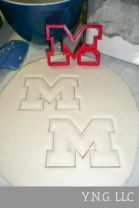 Ole Miss M Letter University of Mississippi Athletics Cookie Cutter USA PR3039