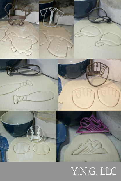 Colorado Rockies MLB Baseball Team Mountain Set Of 7 Cookie Cutters USA PR1236