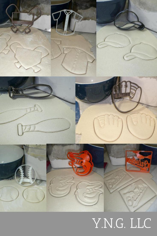 Baltimore Orioles MLB Baseball Team Logo Set Of 8 Cookie Cutters USA PR1234