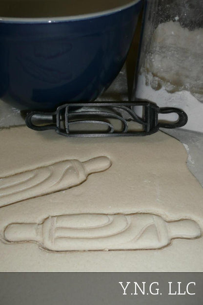Rolling Pin Kitchen Chef Bakery Tool Food Preparation Cookie Cutter USA PR2377