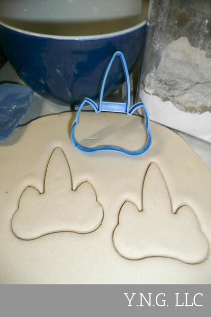 Unicorn Head Outline Magical Horse With Spiral Horn Cookie Cutter USA PR3234