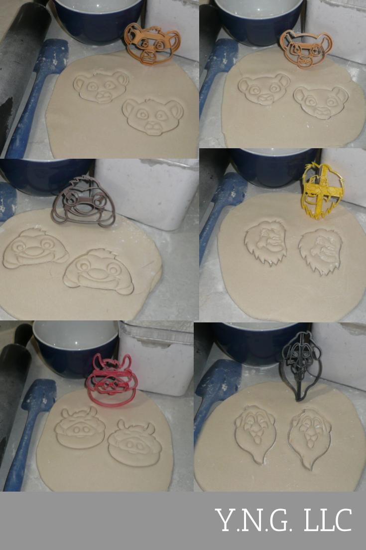 The Lion King Movie Characters Hakuna Matata Set of 6 Cookie Cutters USA PR1250