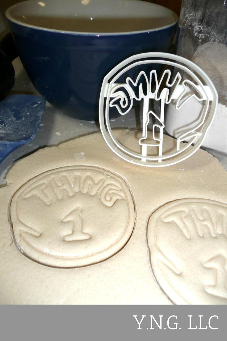 Cat In The Hat Dr Seuss Thing 1 2 Red Fish Set of 8 Cookie Cutters USA PR1248