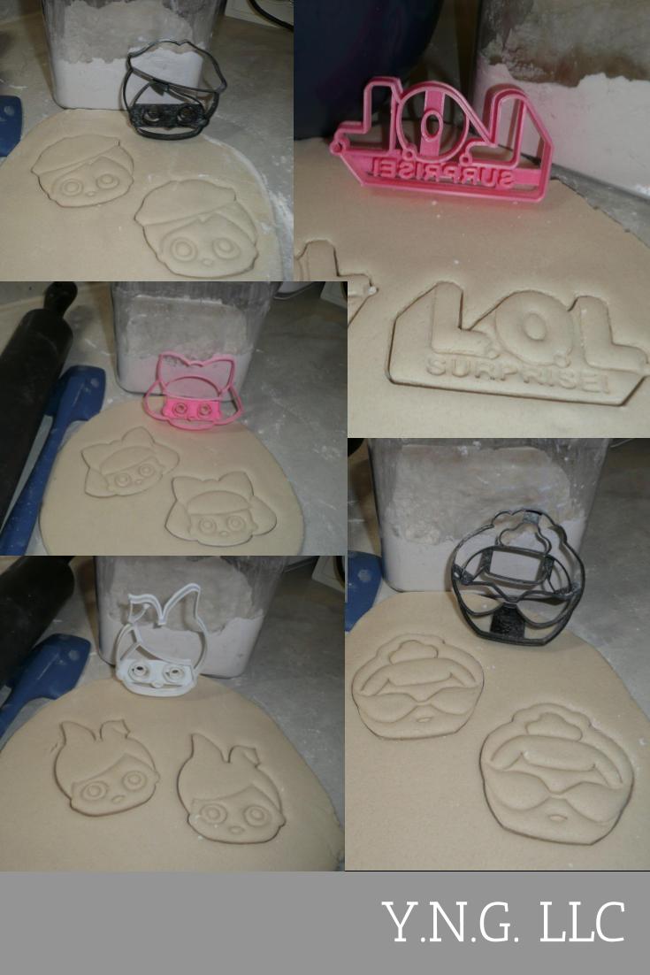 LOL Little Outrageous Littles Surprise Dolls Set Of 5 Cookie Cutters USA PR1247