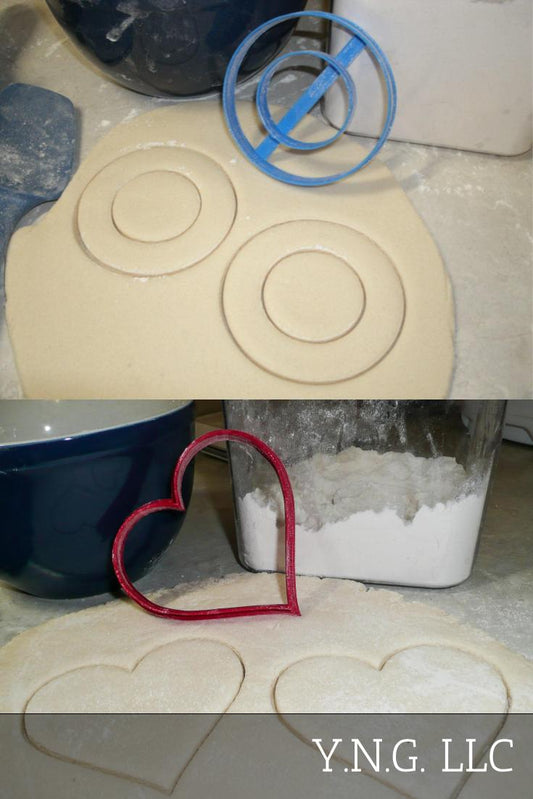 I Am Doughnuts Donut About You Valentine Set Of 2 Cookie Cutters USA PR1203