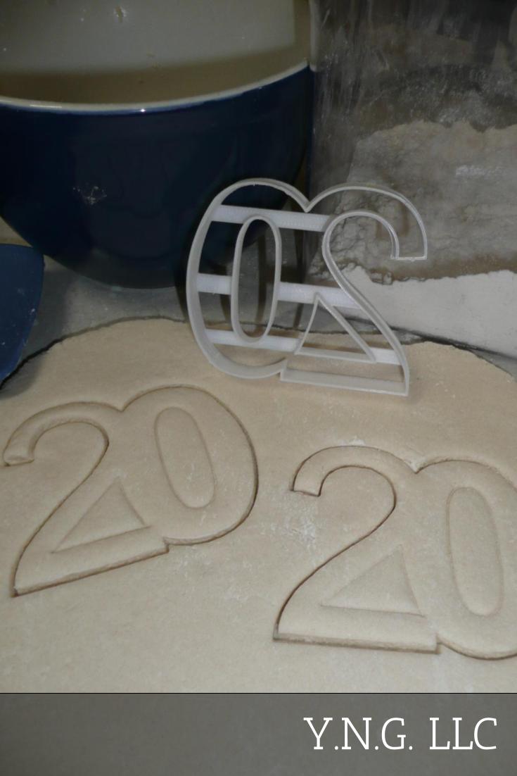 Number 20 Twenty Birthday Anniversary Party Cookie Cutter Made in USA PR108-20