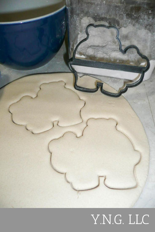 Momma Bear With Baby Cub On Back Outline Wildlife Cookie Cutter USA PR3128
