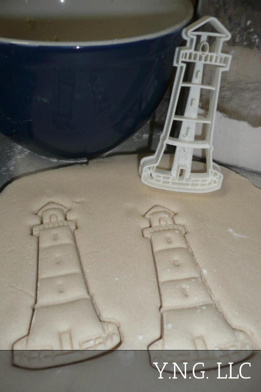 Lighthouse Light House Guiding Beacon Ocean Nautical Cookie Cutter USA PR2602