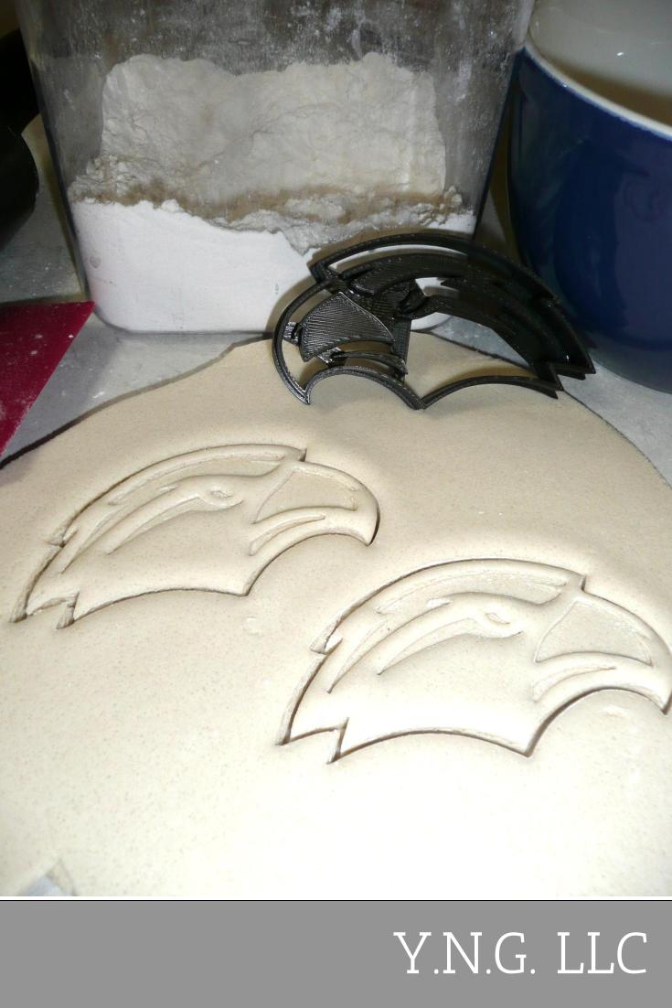 University Of Southern Mississippi Eagles Set Of 2 Cookie Cutters USA PR1255