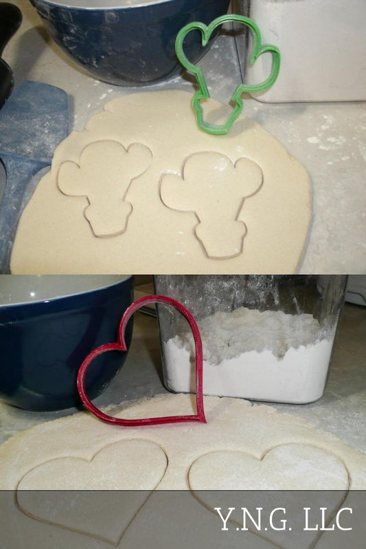 Im Stuck On You Valentines Day Heart Cactus Set Of 2 Cookie Cutters USA PR1225