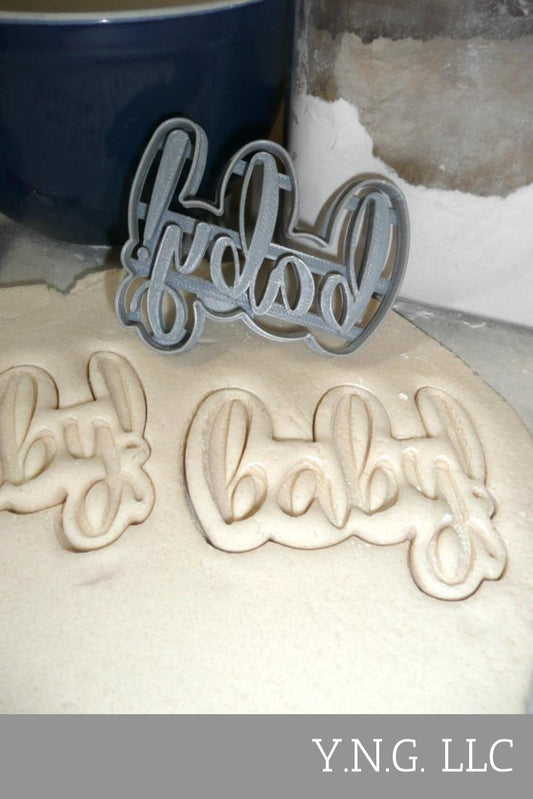 Baby Word Gender Reveal Shower Announcement Party Cookie Cutter USA PR2523