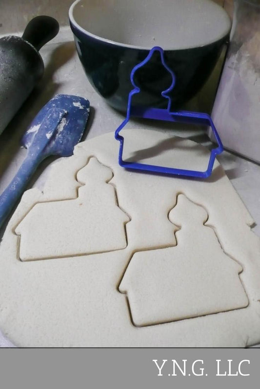 House Outline With Onion Dome Steeple Roof 4 Inch Size Cookie Cutter USA PR3081