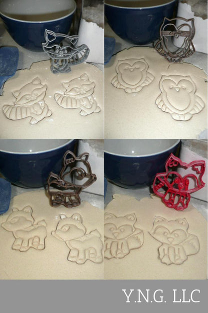 Baby Woodland Creatures Forest Animals Shower Set Of 4 Cookie Cutters USA PR1321