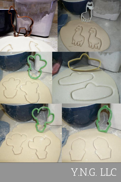 Llama Party Birthday Baby Shower Celebration Set Of 6 Cookie Cutters USA PR1310