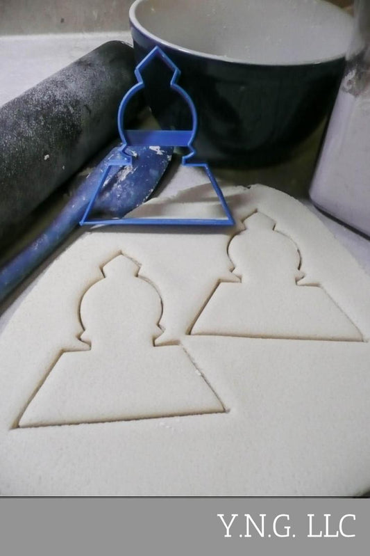 Church Outline With Onion Dome Steeple 4 Inch Size Cookie Cutter USA PR3083