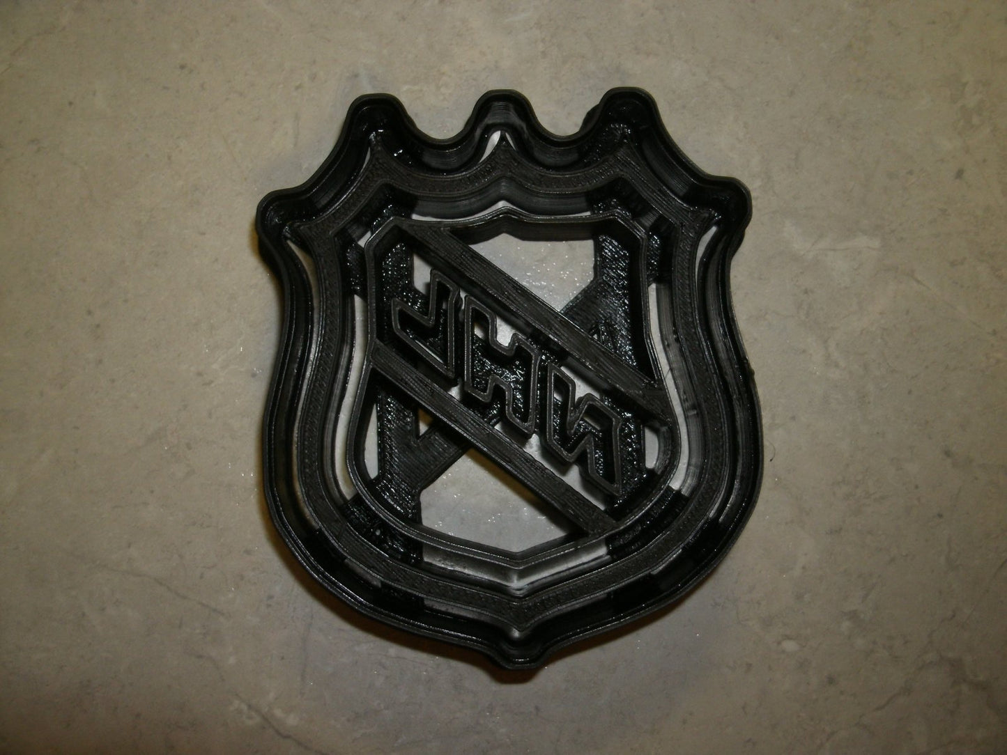 6x NHL Hockey Fondant Cutter Cupcake Topper Size 1.75" USA FD734