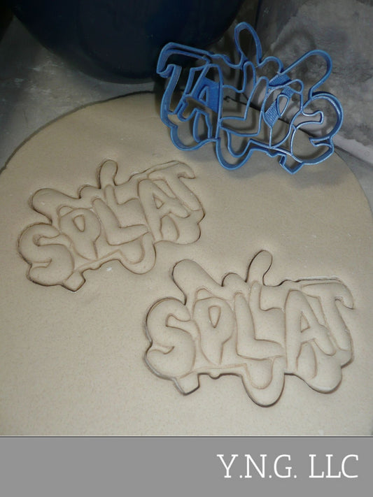 Splat Sign Quote Superhero Comic Book Movie Cookie Cutter Made in USA PR3200