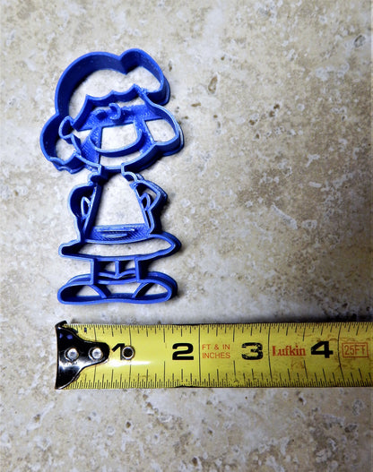 Lucille Lucy Van Pelt Charlie Brown Peanuts Cookie Cutter Made In USA PR2268