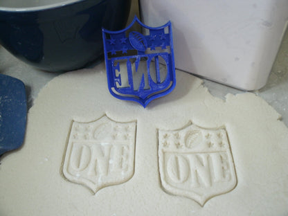 First 1st Birthday Dallas Cowboys Football Set Of 7 Cookie Cutters USA PR1299