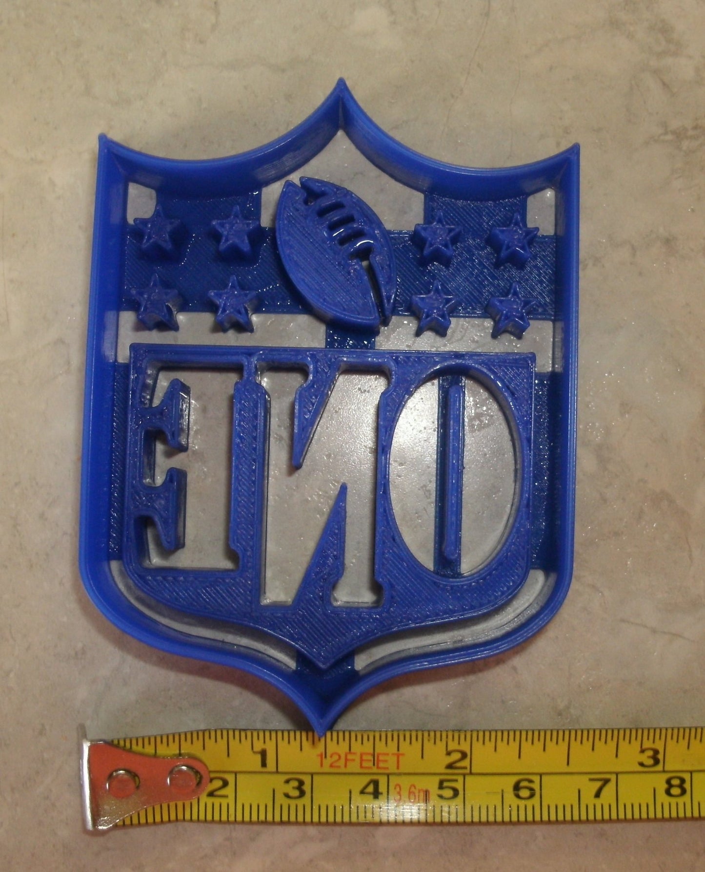 Inspired by NFL Symbol With One 1st Birthday Cookie Cutter Made in USA PR810