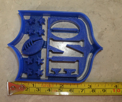 Inspired by NFL Symbol With One 1st Birthday Cookie Cutter Made in USA PR810