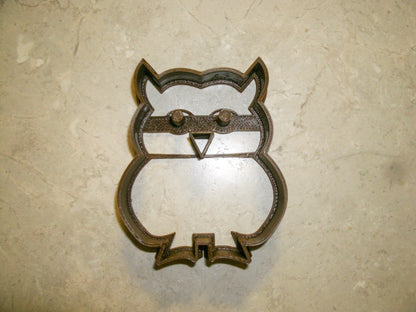 6x Owl Nocturnal Night Bird Fondant Cutter Cupcake Topper Size 1.75" USA FD287