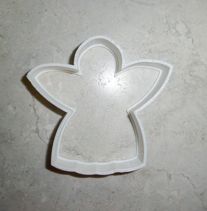 6x Angel Outline Christmas Fondant Cutter Cupcake Topper Size 1.75" USA FD297