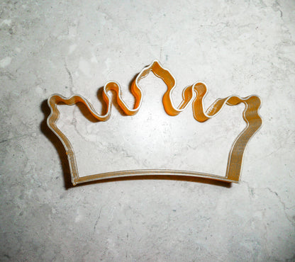6x Tiara Crown Princess Fondant Cutter Cupcake Topper Size 1.75" USA FD378