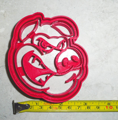 Rockford IceHogs Hog Face Hockey Team Cookie Cutter Made in USA PR916