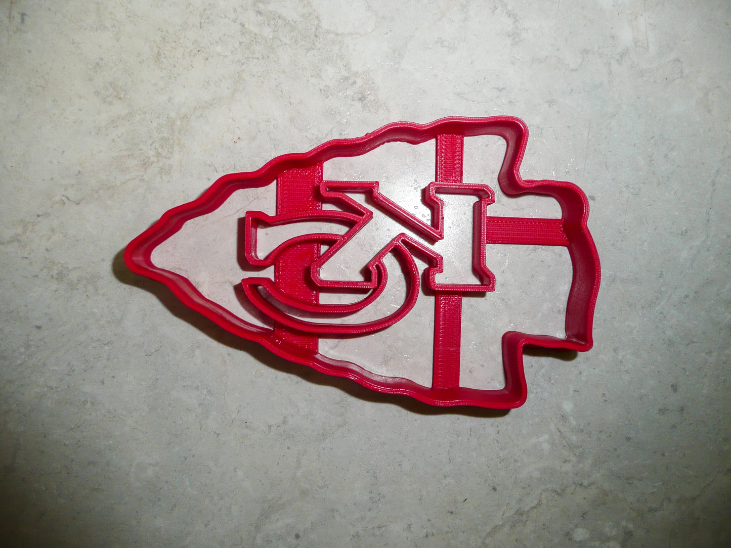 Kansas City Chiefs KC Football Cookie Cutter Made in USA PR975