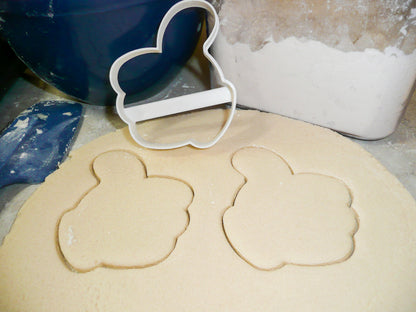 Mickey Minnie Mouse Glove Hand Thumbs Up Cookie Cutter Made In USA PR923