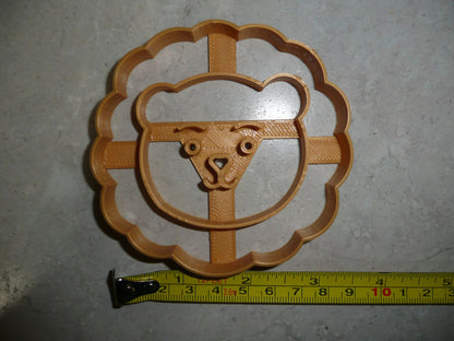 Lion Detailed Face Zoo Animal African Safari Cookie Cutter Made In USA PR2622