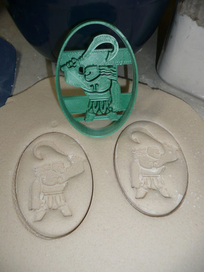 Maui from Moana Magical Character Kids Animated Movie Cookie Cutter USA PR2659