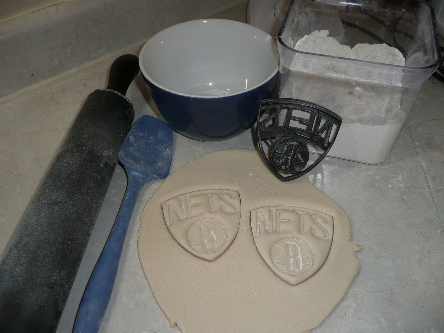 Brooklyn Nets Basketball Team Sports Athletics Cookie Cutter Made in USA PR2753