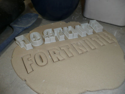 Fortnite Individual Letters 8 piece Video Game Cookie Cutter USA PR2847
