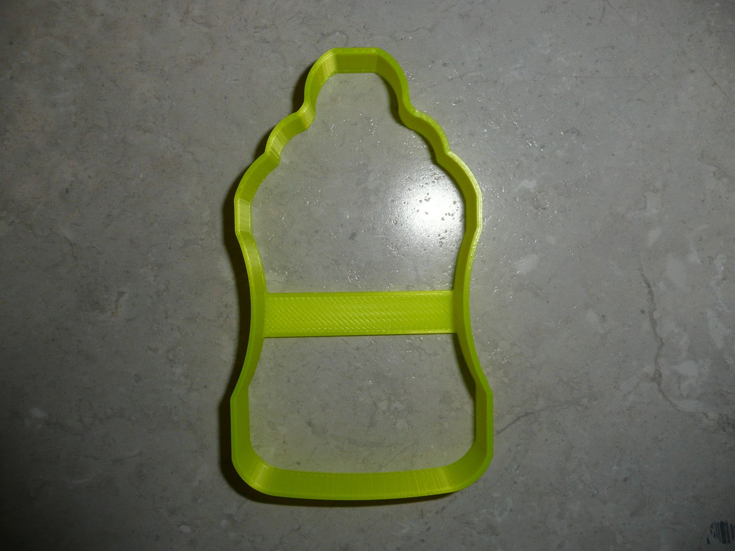 6x Mustard Bottle Condiment Fondant Cutter Cupcake Top Size 1.75 Inch USA FD2904