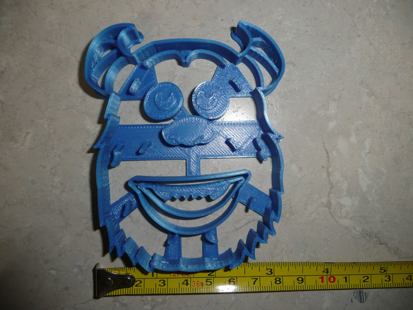 Sulley Sully Detailed Face Monsters Inc Movie Character Cookie Cutter USA PR2922