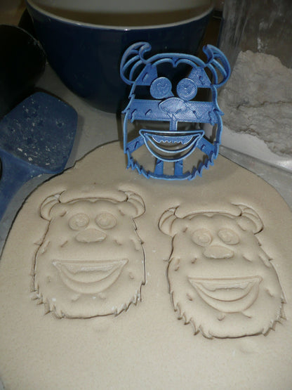 Sulley Sully Detailed Face Monsters Inc Movie Character Cookie Cutter USA PR2922