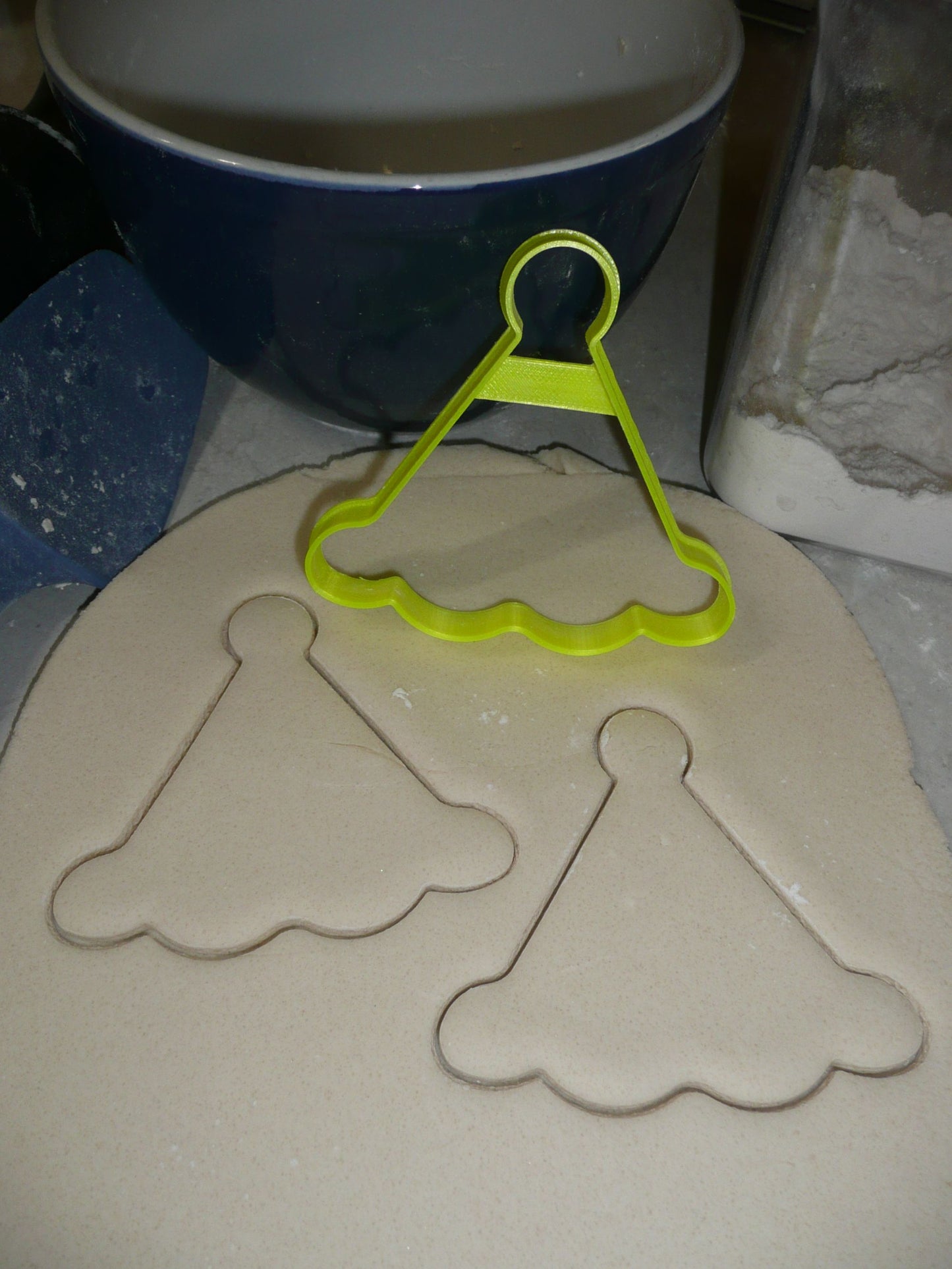 Party Hat Cone Birthday Kids New Years Eve NYE Cookie Cutter USA PR2931