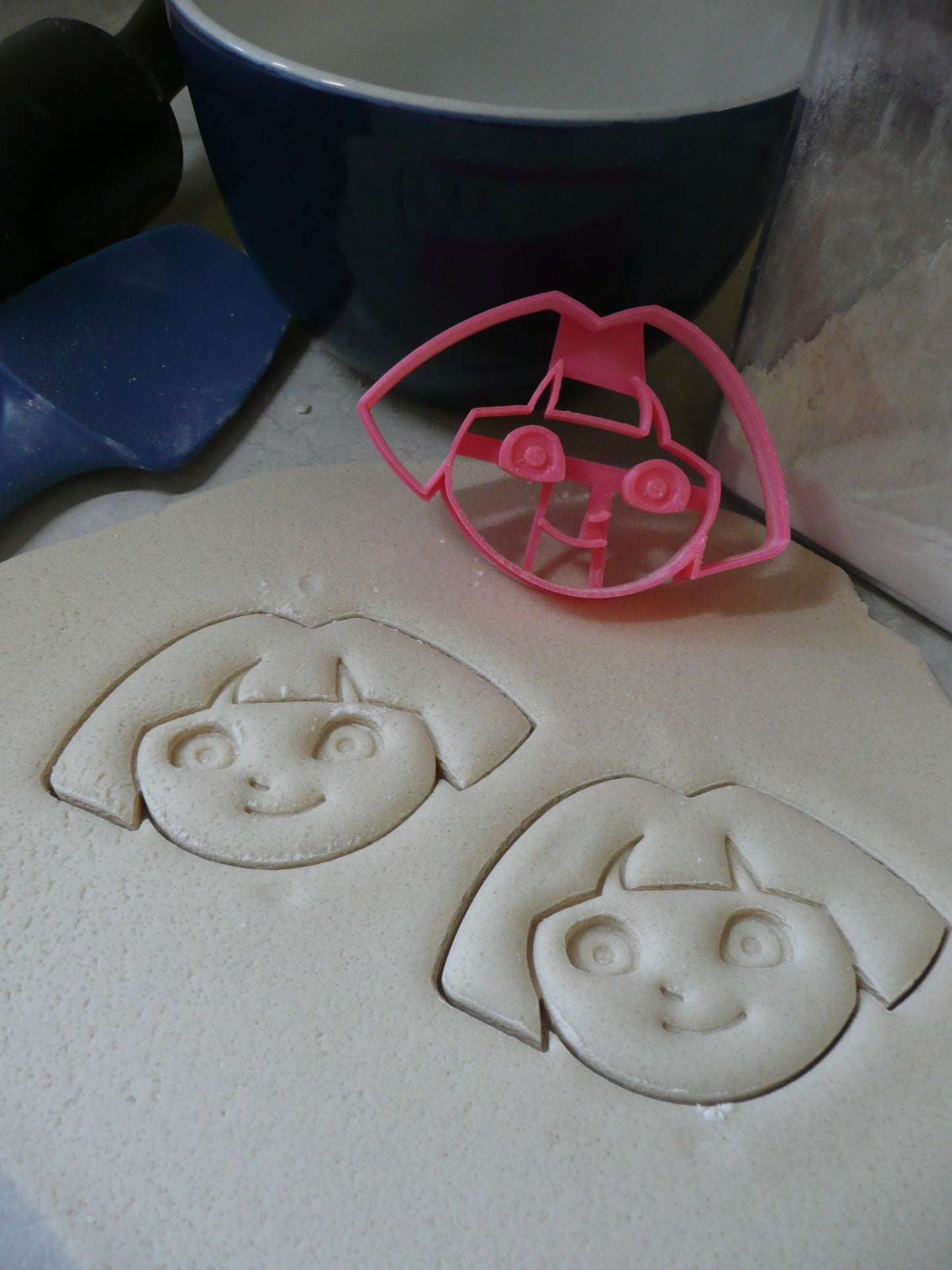 Dora The Explorer Detailed Face Kids Cartoon Character Cookie Cutter USA PR2992